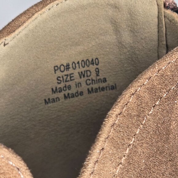 Journee Women's Livvy Taupe Faux Suede Ankle Booties - Picture 6 of 7